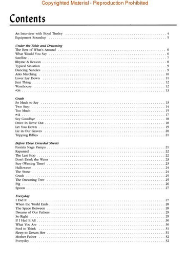 HAL LEONARD Wood: Dave Matthews Band - Just The Riffs For Violin (violin)