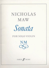 Alfred Music Maw, Nicholas: Sonata for Solo Violin