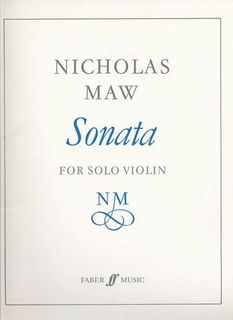 Alfred Music Maw, Nicholas: Sonata for Solo Violin