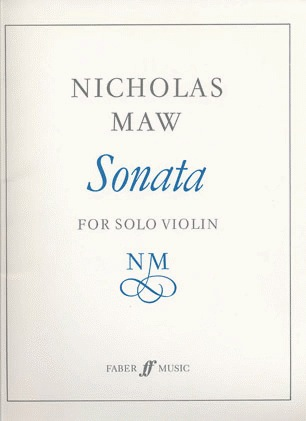 Alfred Music Maw, Nicholas: Sonata for Solo Violin