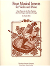 Carl Fischer Mele, Frank: Four Musical Insects (violin & piano)