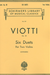 HAL LEONARD Viotti, G.B.: Six Duets for Two Violins Op.20 SCHIRMER