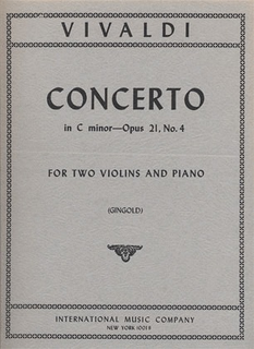 International Music Company Vivaldi, Antonio: Concerto in c minor F.I.#21#4 (2 violins & piano)