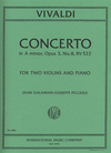 International Music Company Vivaldi: Concerto in A minor, RV 522 for two violins and piano