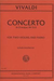 International Music Company Vivaldi, Antonio: Concerto in D RV 513 (2 violins & piano)