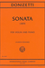International Music Company Donizetti, Gaetano: Sonata, 1819 (violin & piano)
