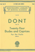 Schirmer Dont, Jakob (Berkley): 24 Etudes & Caprices, Op.35 (violin) Schirmer