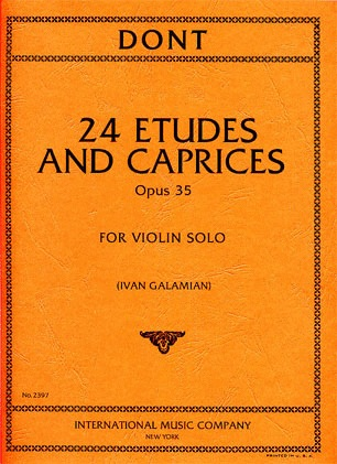 International Music Company Dont, Jakob (Galamian): Etudes & Caprices, Op.35 (violin) IMC