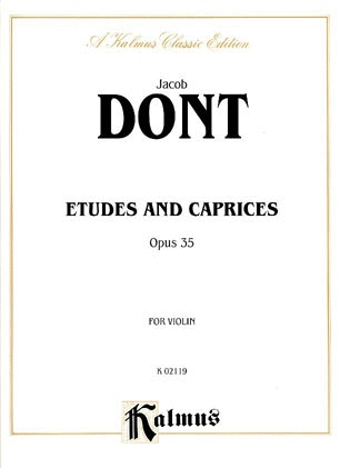 Alfred Music Dont, Jakob: Etudes & Caprices Op.35 (violin)