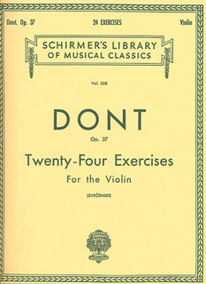 HAL LEONARD Dont, Jacob (Svecenski): 24 Excercises for the violin, Op.35 (vol. 328)