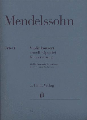 HAL LEONARD Mendelssohn, F. (Scheideler, ed.): Concerto, Op.64, in E Minor, urtext (violin & piano)