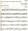 Mendelssohn, Felix: Easy Pieces for Violin and Piano