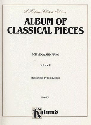 Alfred Music Klengel: Classical Pieces Vol. 2 (viola & piano)