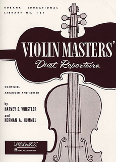 HAL LEONARD Whister, Harvey: Violin Masters' Duet Repertoire (2 violins in one score)