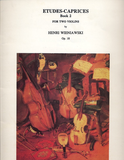 LudwigMasters Wieniawski, Henri: Etudes-Caprices Op.18 Book 2 (2 Violins in score)