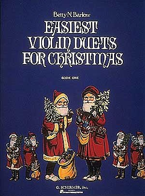 HAL LEONARD Barlow, Betty: Easiest Violin Duets for Christmas Bk.1 (2 violins, Piano)