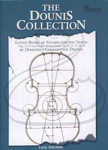 Carl Fischer Dounis: The Dounis Collection - Eleven Books Of Studies for The Violin - SOFTCOVER (violin) Carl Fischer