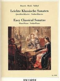 HAL LEONARD Dussek, Hook, Vanal: Easy Classical Sonatas (violin & piano)