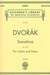 HAL LEONARD Dvorak, Antonin: Sonatina Op.100 (violin & piano)