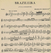 HAL LEONARD Milhaud, Darius: Braziliera #3 (violin & piano)