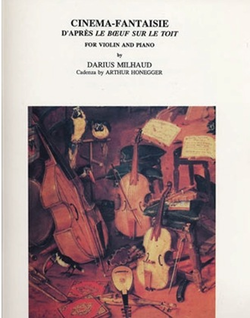 LudwigMasters Milhaud, Darius: Cinema-Fantaisie d'apres le Boeuf Sur le Toit (violin & piano)