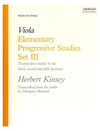 Kinsey, H. (Banwell): Elementary Progressive Studies, Set 3 (viola)