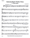 LudwigMasters Burswold, Lee: Intermediate Violin Trios (parts and score)