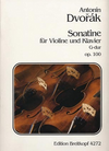 Dvorak, Antonin: Sonatina Op.100 (violin & piano)