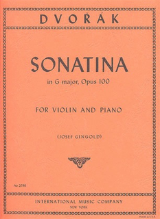 International Music Company Dvorak, A. (Gingold, ed.): Sonatina in G major, Op.100 (violin & piano)