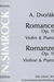 HAL LEONARD Dvorak, A.: Romance Op.11 (violin & piano)