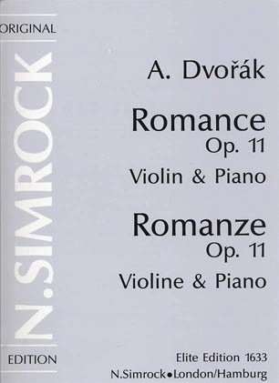 HAL LEONARD Dvorak, A.: Romance Op.11 (violin & piano)