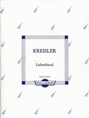 Kreisler, Fritz (Arnold): Liebesfreud (viola & piano)