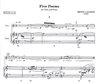 Carl Fischer Lazarof, Henri: Five Poems (viola & piano)