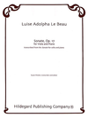 Carl Fischer Le Beau, Luise Adolpha: Sonate, Op. 17 (viola & cello)