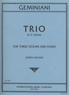 International Music Company Geminiani, F. (Vieland, ed.): Trio in C minor (3 violins & piano)