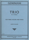 International Music Company Geminiani: Trio in C minor for three violins and piano