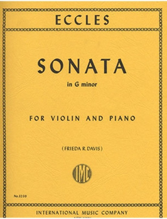 International Music Company Eccles, Henry: Sonata in G minor (violin & piano) IMC