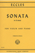 International Music Company Eccles, Henry: Sonata in G minor (violin & piano) IMC