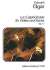 Elgar, Edward: La Capricieuse Op.17 (violin & piano)