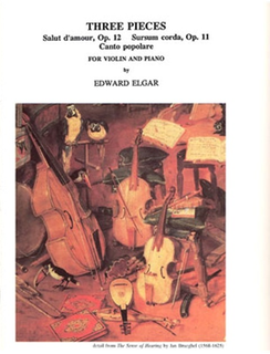 LudwigMasters Elgar: 3 Pieces - Salut d'Amour, Sursum Choda, Canto Populare (violin & piano) LudwigMasters