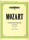 Mozart, W.A.: Violin Concerto No. 2 K. 211 (violin & piano)