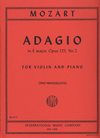 International Music Company Mozart, W.A.: Adagio in E, K.261 (violin & piano)