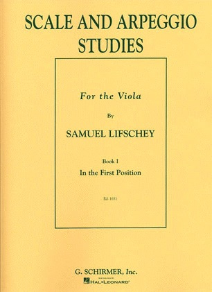 HAL LEONARD Lifschey, Samuel: Scale & Arpeggio Studies (Viola)