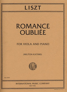International Music Company Liszt, Franz: Romance Oubliee (viola & piano) IMC