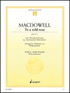 HAL LEONARD MacDowell, Edward: To a Wild Rose, Op. 51, No.1 (cello & piano)