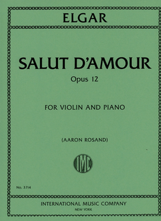 International Music Company Elgar (Rosand): Salut D'Amour, Op.12 (violin & piano)