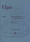 HAL LEONARD Elgar (Marshall-Luck): Salut d'amour, Op.12 - URTEXT (violin & piano) Henle