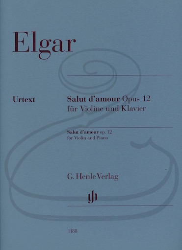 HAL LEONARD Elgar (Marshall-Luck): Salut d'amour, Op.12 - URTEXT (violin & piano) Henle