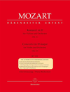 Barenreiter Mozart, W.A. (Mahling): Concerto No. 2 in D, KV 211 (violin/piano) Barenreiter Urtext