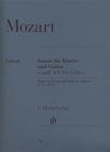 HAL LEONARD Mozart, W.A. (Seiffert, ed.): Sonata in E minor, KV 304 (300c), urtext (Violin & Piano)